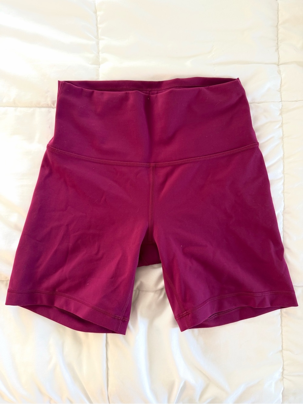 lululemon athletica Wine Red Bike Shorts